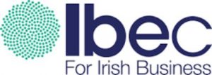 Ibec logo with tagline of For Irish Business