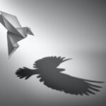 paper dove bird wings